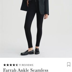 AG ADRIANO GOLDSCHMIED Farrah Ankle Seamless SEAMLESS HIGH-RISE SKINNY